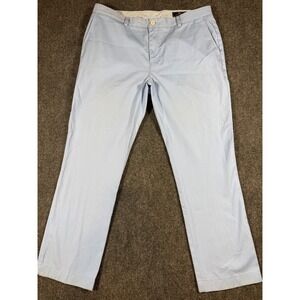 Vineyard Vines Pants Mens 38x32 Slim Fit Breaker Light Blue Cotton Casual Preppy